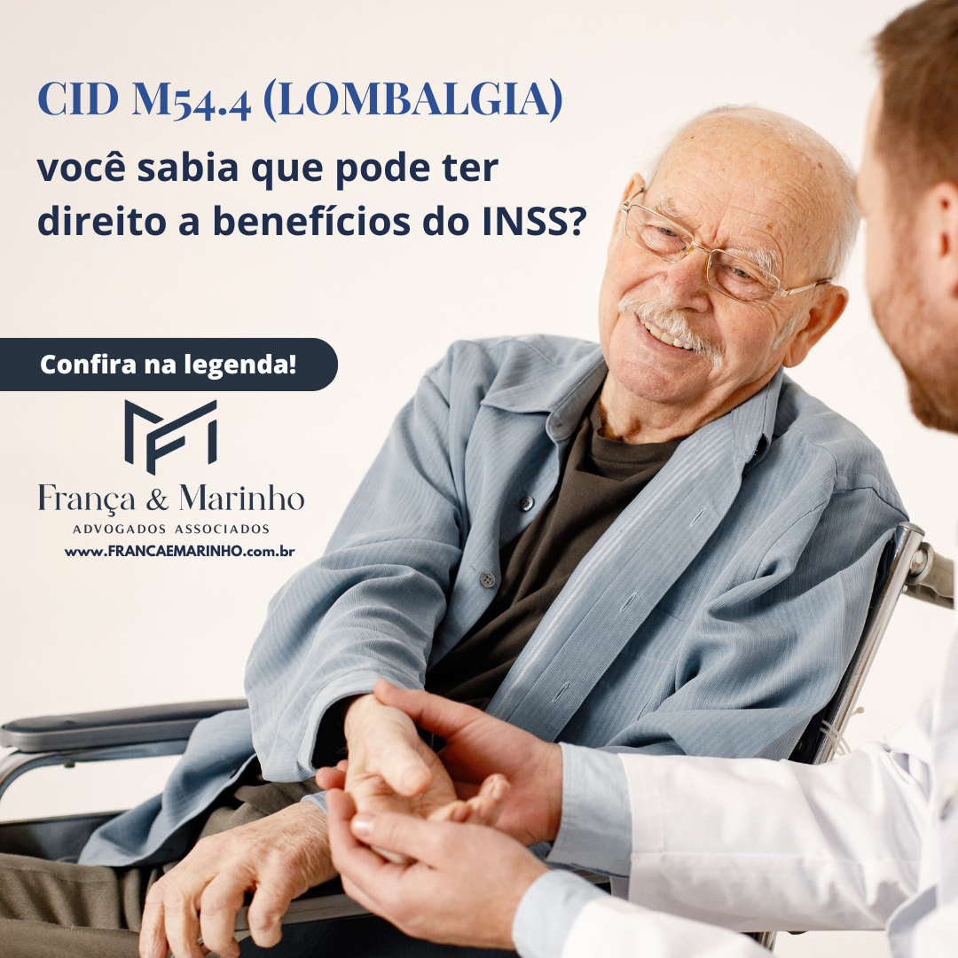 CID M54.4 (Lombalgia): você sabia que pode ter direito a benefícios do ...